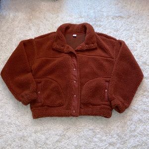 Old Navy Button Up Sherpa Jacket